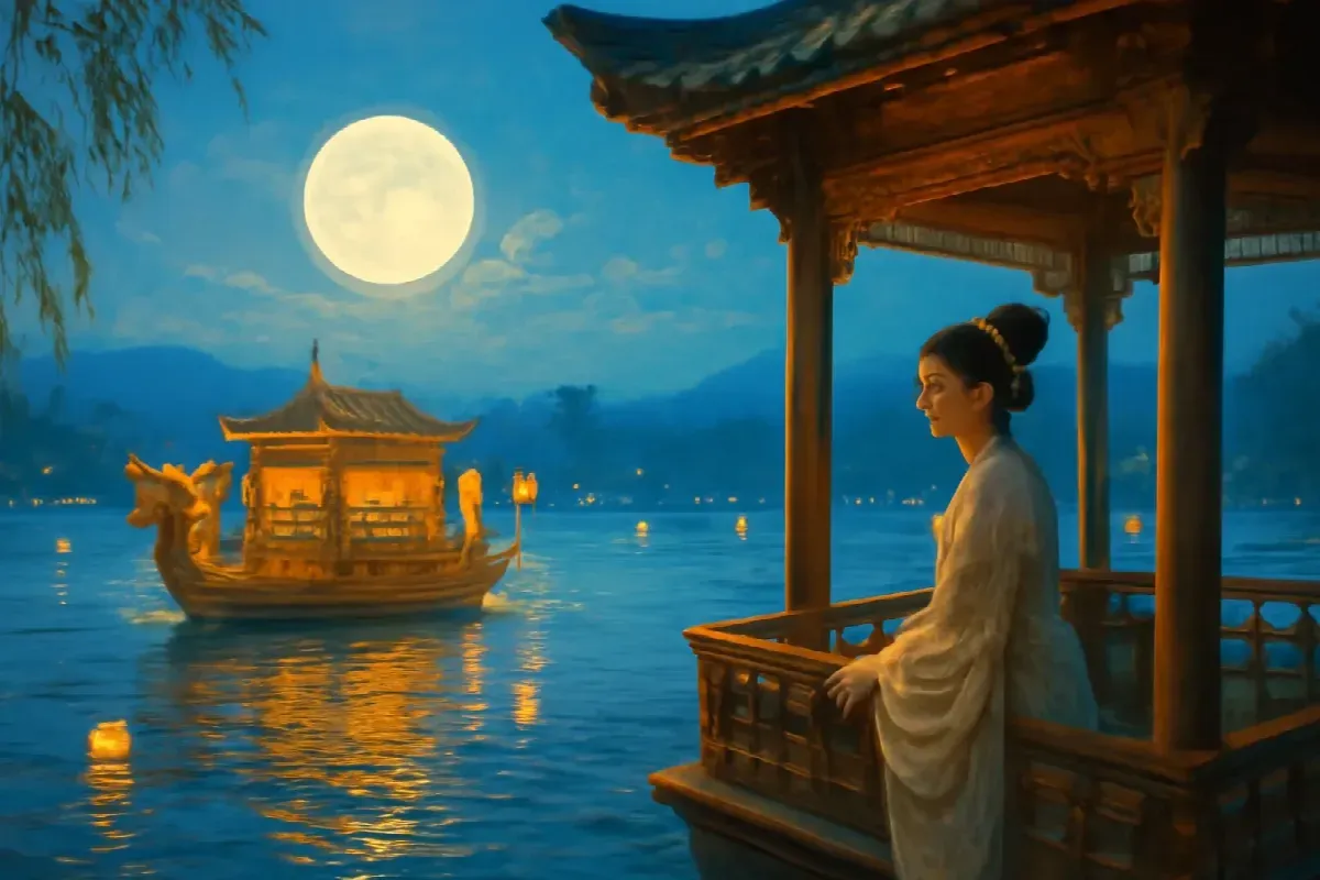 Trăng nước Hồ Tây
